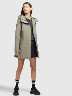 Khujo Tussenmantels Tussenmantel Artisa Dames Grijs / Groen -Aanbiedingen Khujo Winkel bc8e577941b7308f9e342d39650300a8