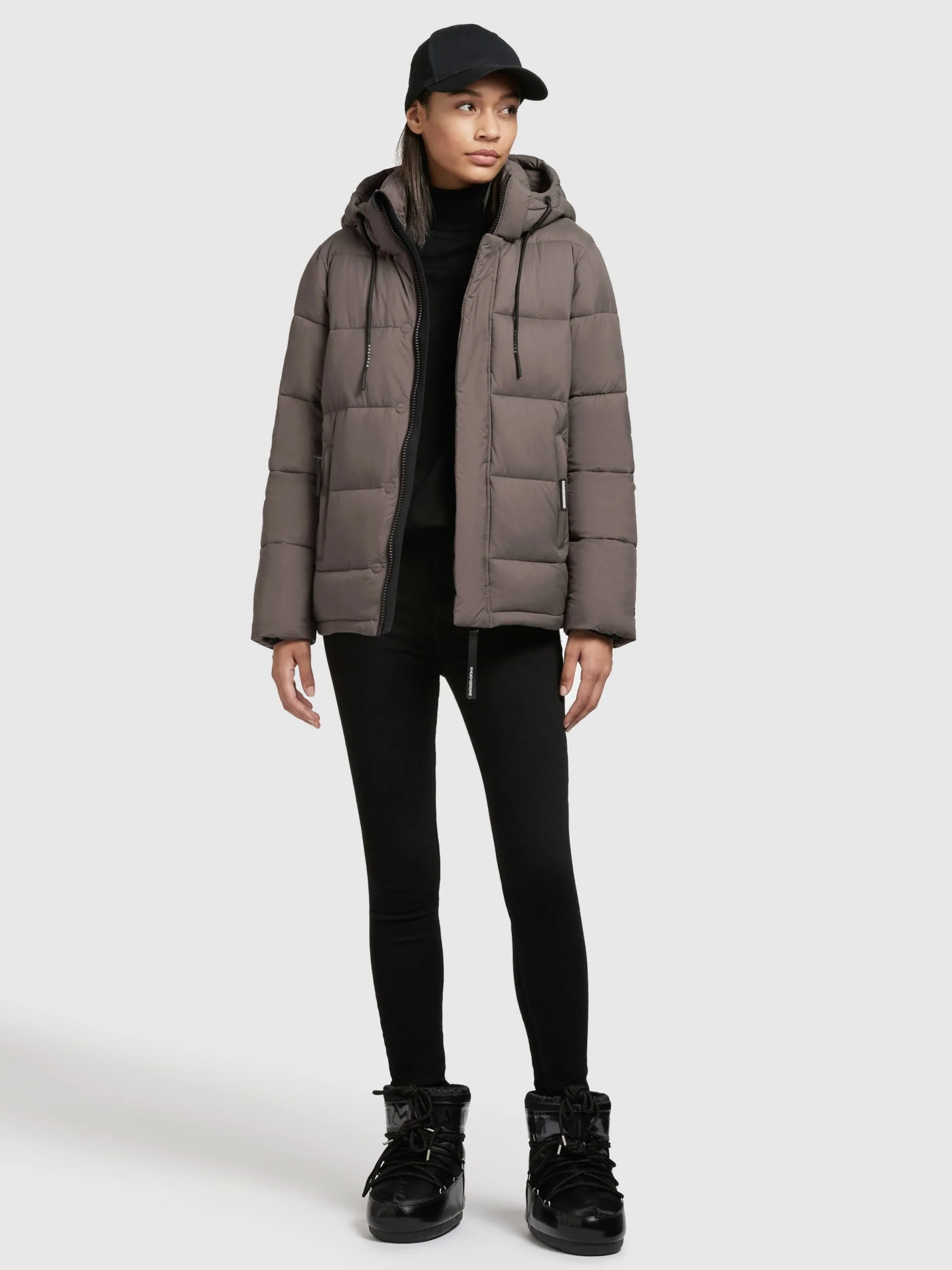 Khujo Winterjassen Winterjas Evona Dames Bruin 3 Khujo Winterjassen Winterjas Evona Dames Bruin - Afbeelding 3