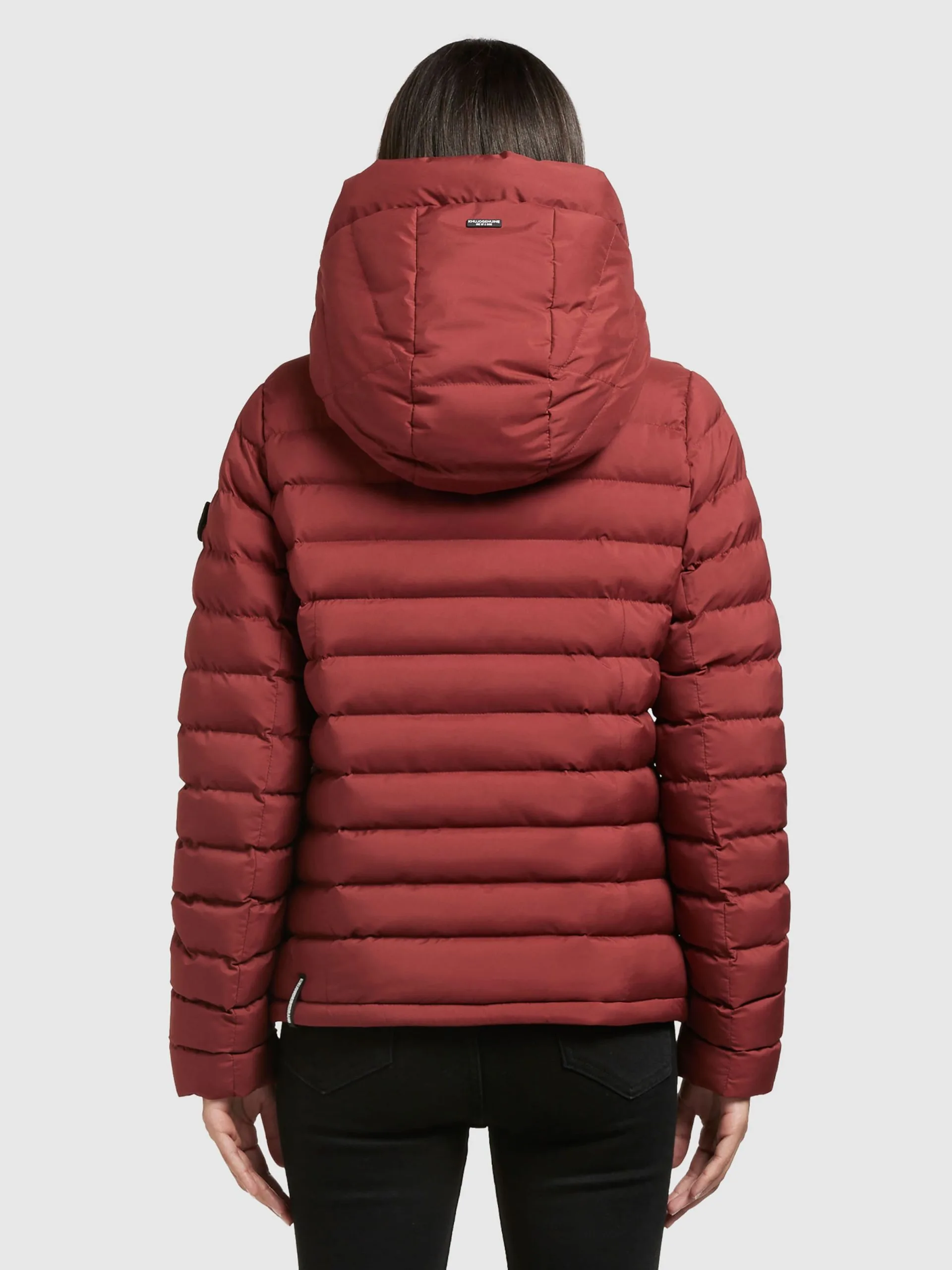 Khujo Tussenjassen Tussenjas Lovina Dames Donkerrood 4 Khujo Tussenjassen Tussenjas Lovina Dames Donkerrood - Afbeelding 4