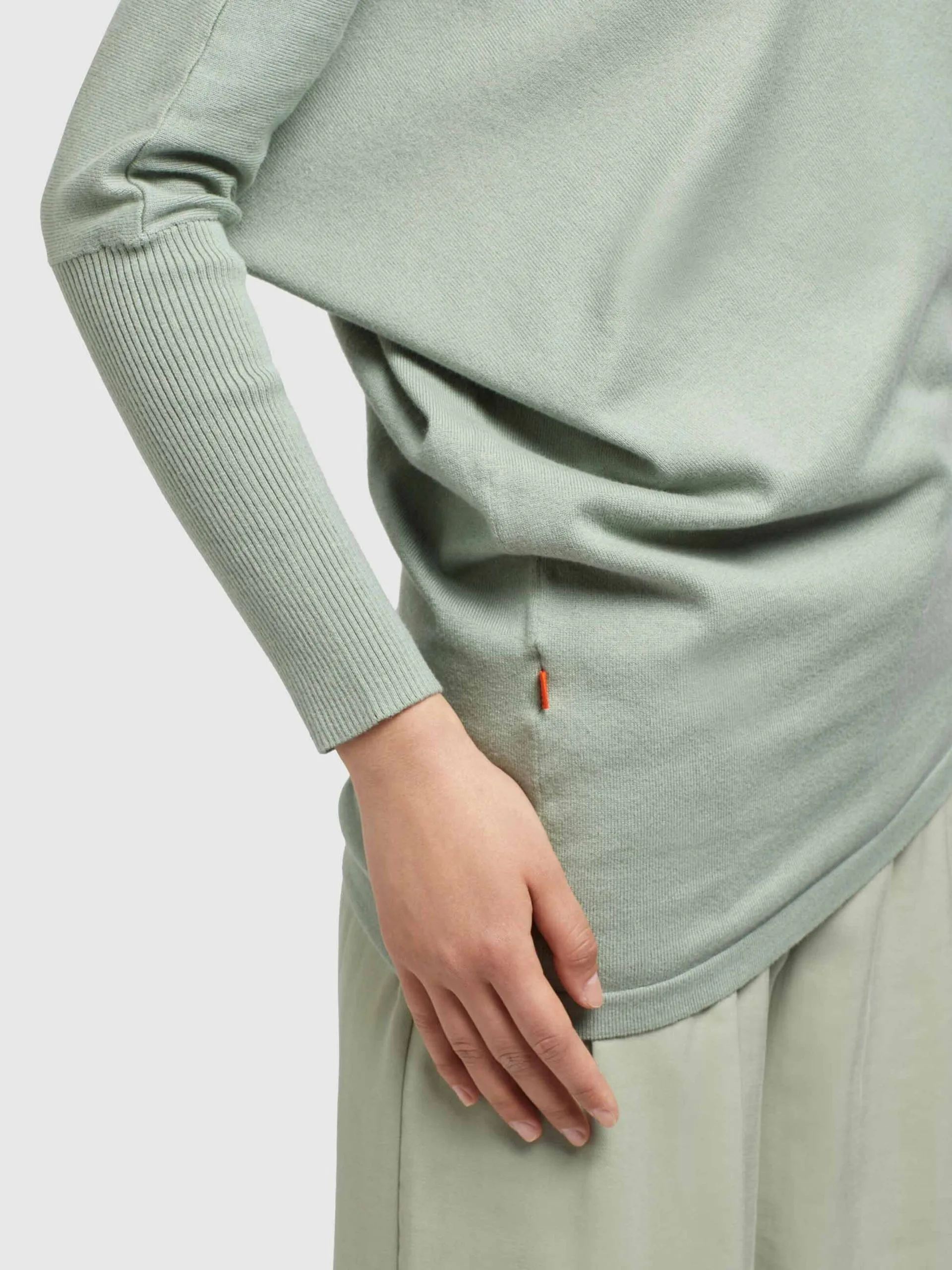 Khujo Fijngebreide Truien Trui Shea Dames Mintgroen 8 Khujo Fijngebreide Truien Trui Shea Dames Mintgroen - Afbeelding 8