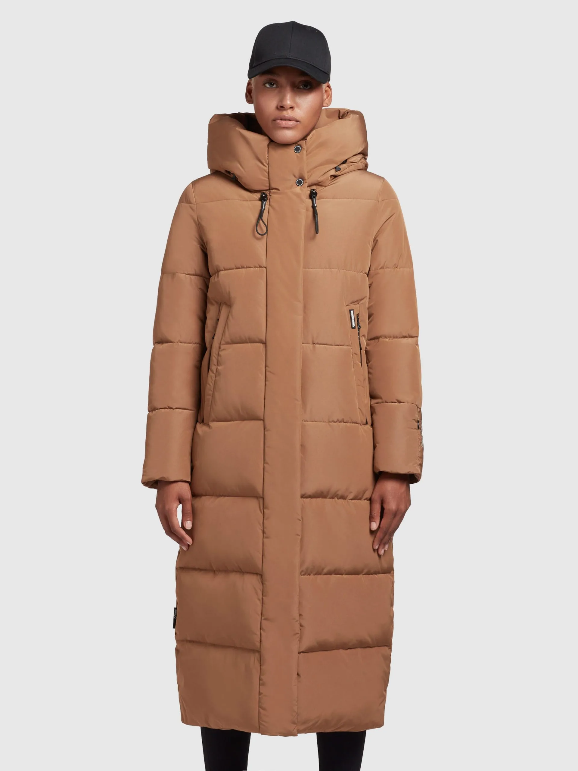 Khujo Wintermantels Wintermantel Soulani Dames Oker 2 Khujo Wintermantels Wintermantel Soulani Dames Oker - Afbeelding 2