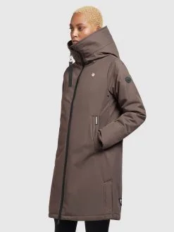 Khujo Tussenmantels Tussenmantel Lisad Dames Mokka -Aanbiedingen Khujo Winkel bfdedf8987b0eadf3c9a27dd376967b8