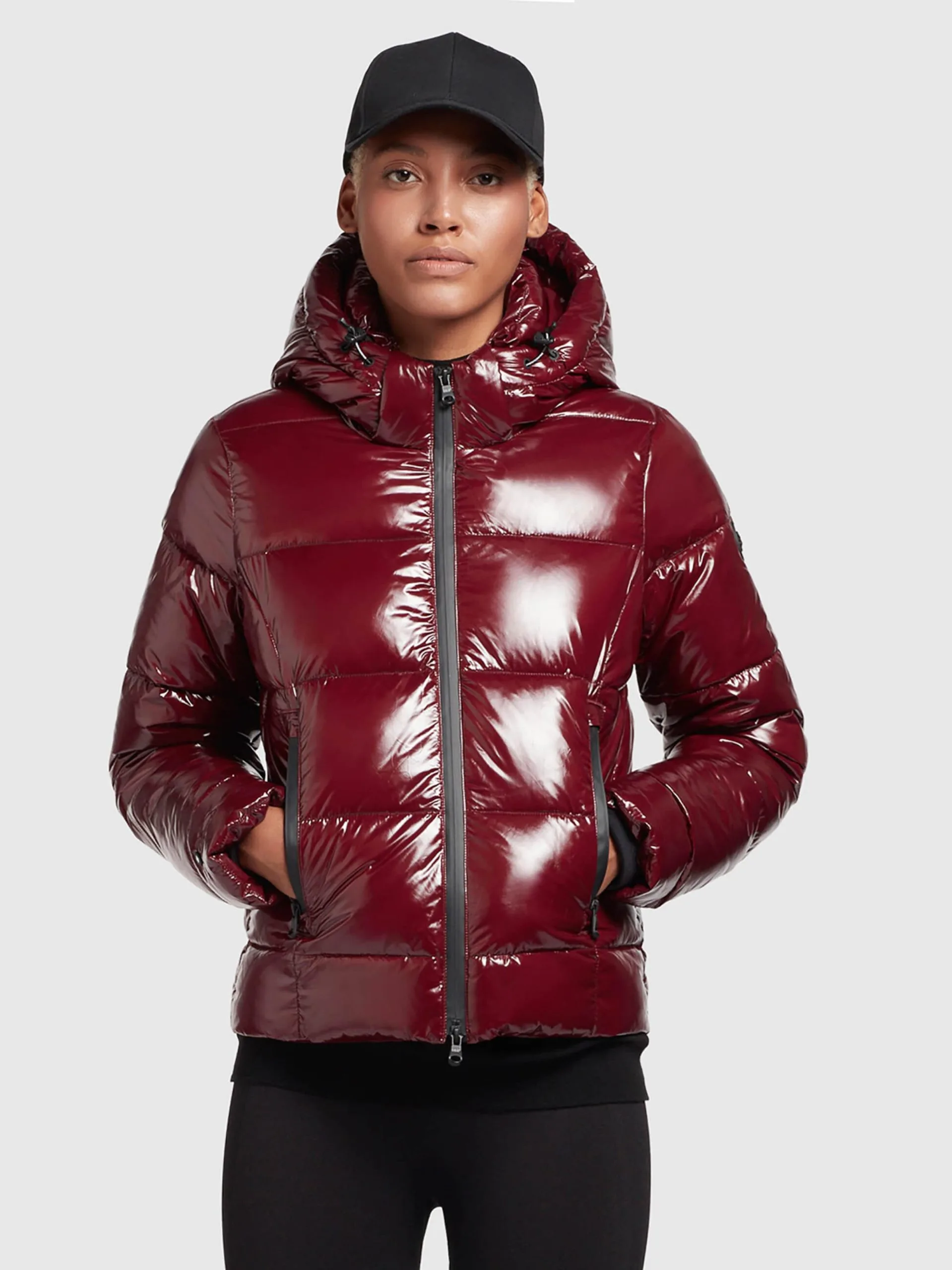 Khujo Winterjassen Winterjas Fala Dames Donkerrood 2 Khujo Winterjassen Winterjas Fala Dames Donkerrood - Afbeelding 2