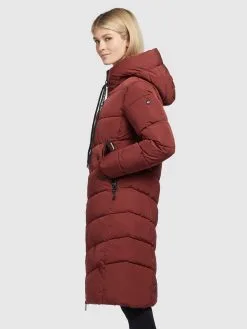 Khujo Tussenmantels Tussenmantel Klayd Dames Donkerrood -Aanbiedingen Khujo Winkel c1823b7af67ed1752bf64842fef6524b