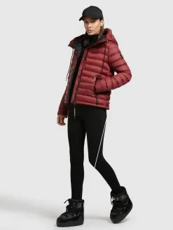 Khujo Winterjassen Winterjas Lona Shine Dames Roestrood -Aanbiedingen Khujo Winkel c19764cca2fa525edfd0348865e3615d