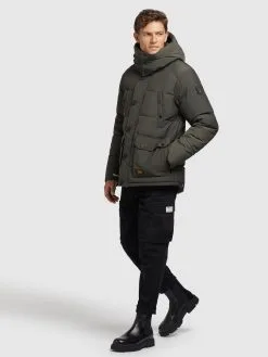 Khujo Winterjassen Winterjas Primero Heren Kaki -Aanbiedingen Khujo Winkel c24598595c1186951c11d1b13c2761f3