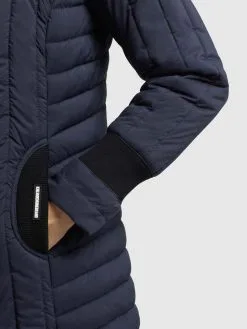 Khujo Winterjassen Winterjas Jerry Dames Navy -Aanbiedingen Khujo Winkel c78424187856fa779b4b7a68a4f35a53