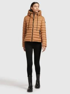 Khujo Winterjassen Winterjas Lovina Dames Oranje -Aanbiedingen Khujo Winkel cd60262fe36f48fa750cd396f9584a54