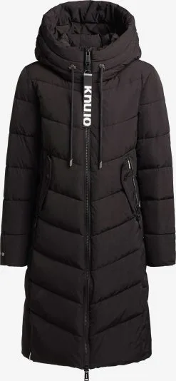 Khujo Wintermantels Wintermantel Ayleena Dames Zwart