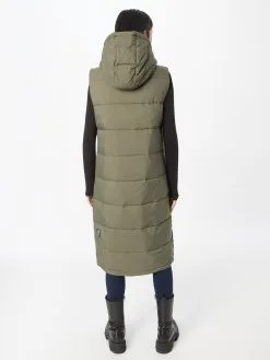 Khujo Bodywarmers Bodywarmer Tourin Dames Kaki -Aanbiedingen Khujo Winkel cf409bf99b4ba760e0f5e5567b0cf87f