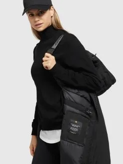 Khujo Wintermantels Wintermantel ABELLA Dames Zwart -Aanbiedingen Khujo Winkel cfa2583353db141192713dfa921fe266