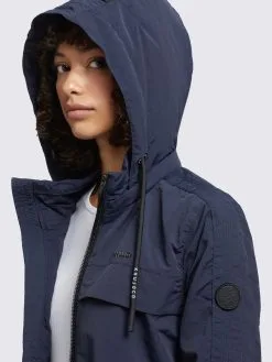 Khujo Tussenmantels Tussenmantel Voya3 Dames Donkerblauw -Aanbiedingen Khujo Winkel d01c9c4c576a928899debfc9ffec7eec