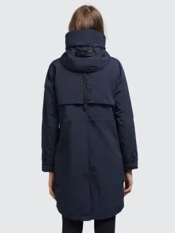 Khujo Tussenmantels Tussenmantel Adda2 Dames Donkerblauw -Aanbiedingen Khujo Winkel d164adca43b7022bd787ba82c2807c4c