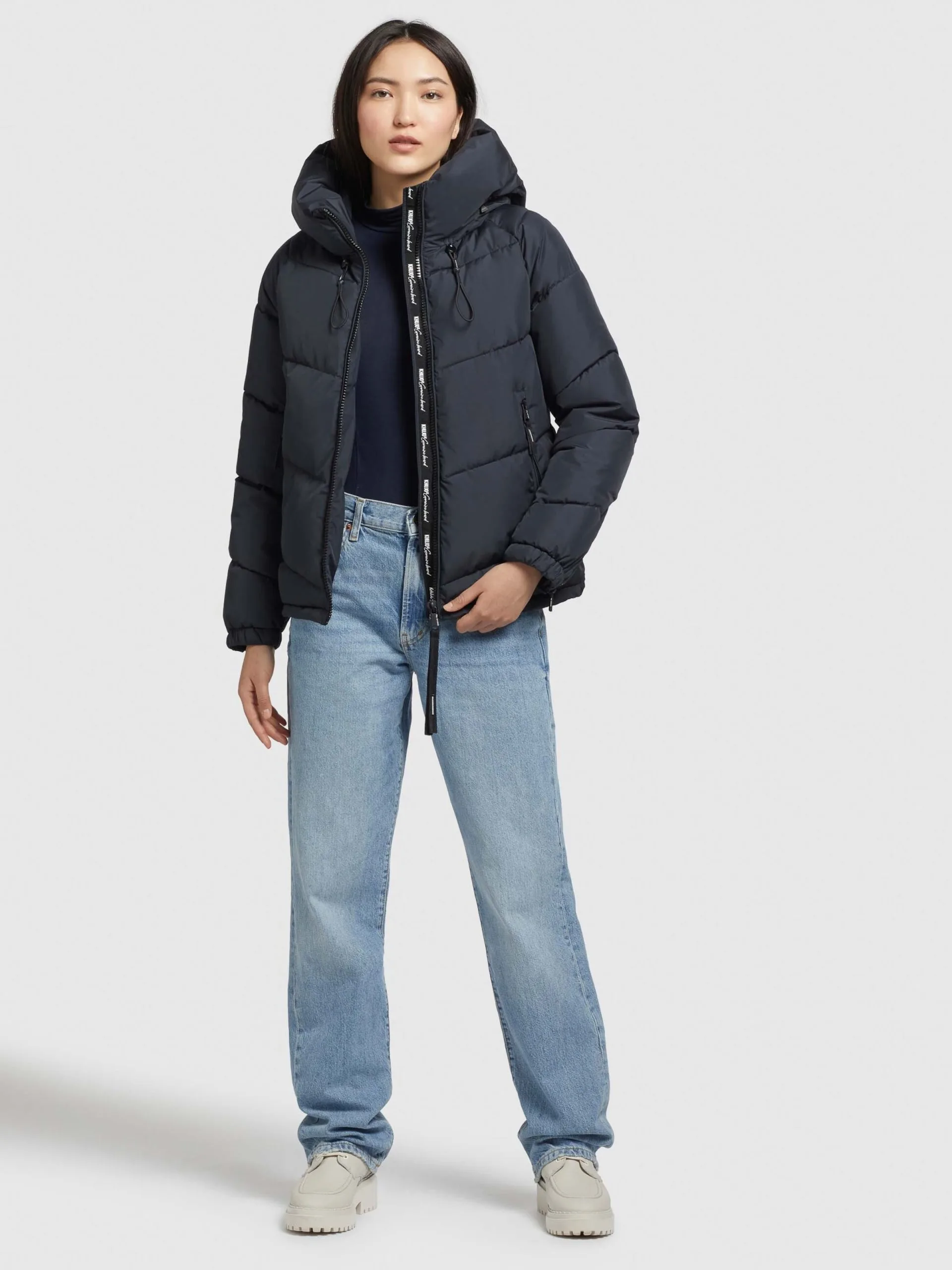 Khujo Winterjassen Winterjas Esila Dames Marine 3 Khujo Winterjassen Winterjas Esila Dames Marine - Afbeelding 3