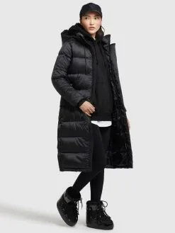 Khujo Wintermantels Wintermantel Julina Dames Zwart -Aanbiedingen Khujo Winkel d221a7c93dfb45511367ed8336209c6d