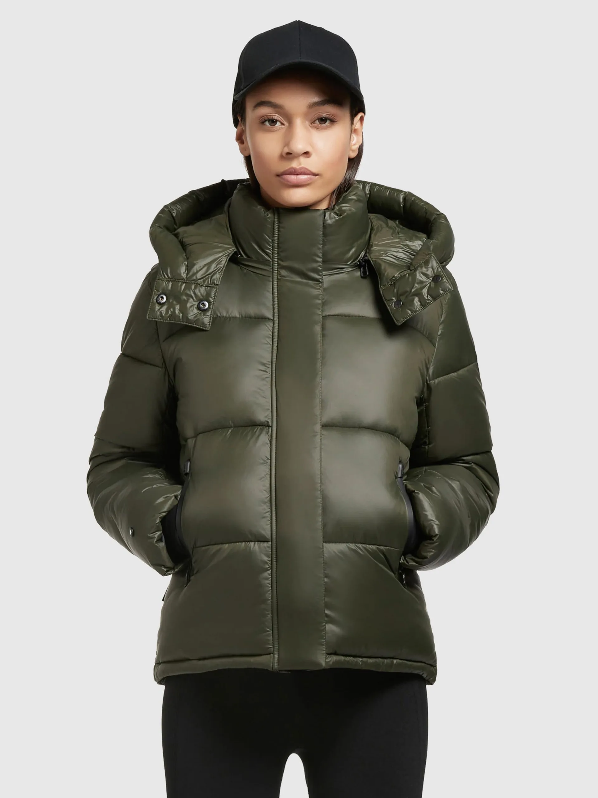 Khujo Winterjassen Winterjas Valona Dames Donkergroen 2 Khujo Winterjassen Winterjas Valona Dames Donkergroen - Afbeelding 2