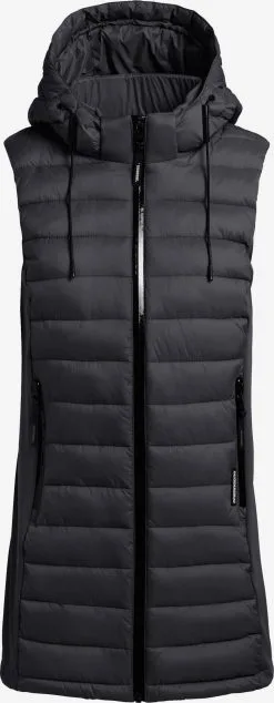 Khujo Bodywarmers Bodywarmer Becca Dames Zwart