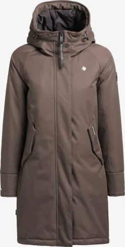 Khujo Parkas Tussenparka LARIA Dames Bruin