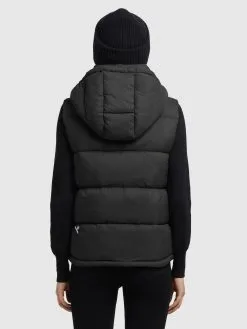 Khujo Bodywarmers Bodywarmer Eden Dames Zwart -Aanbiedingen Khujo Winkel d345bb8856f6456e818f57c56e522420