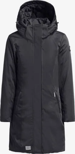 Khujo Wintermantels Wintermantel Blossom Dames Zwart