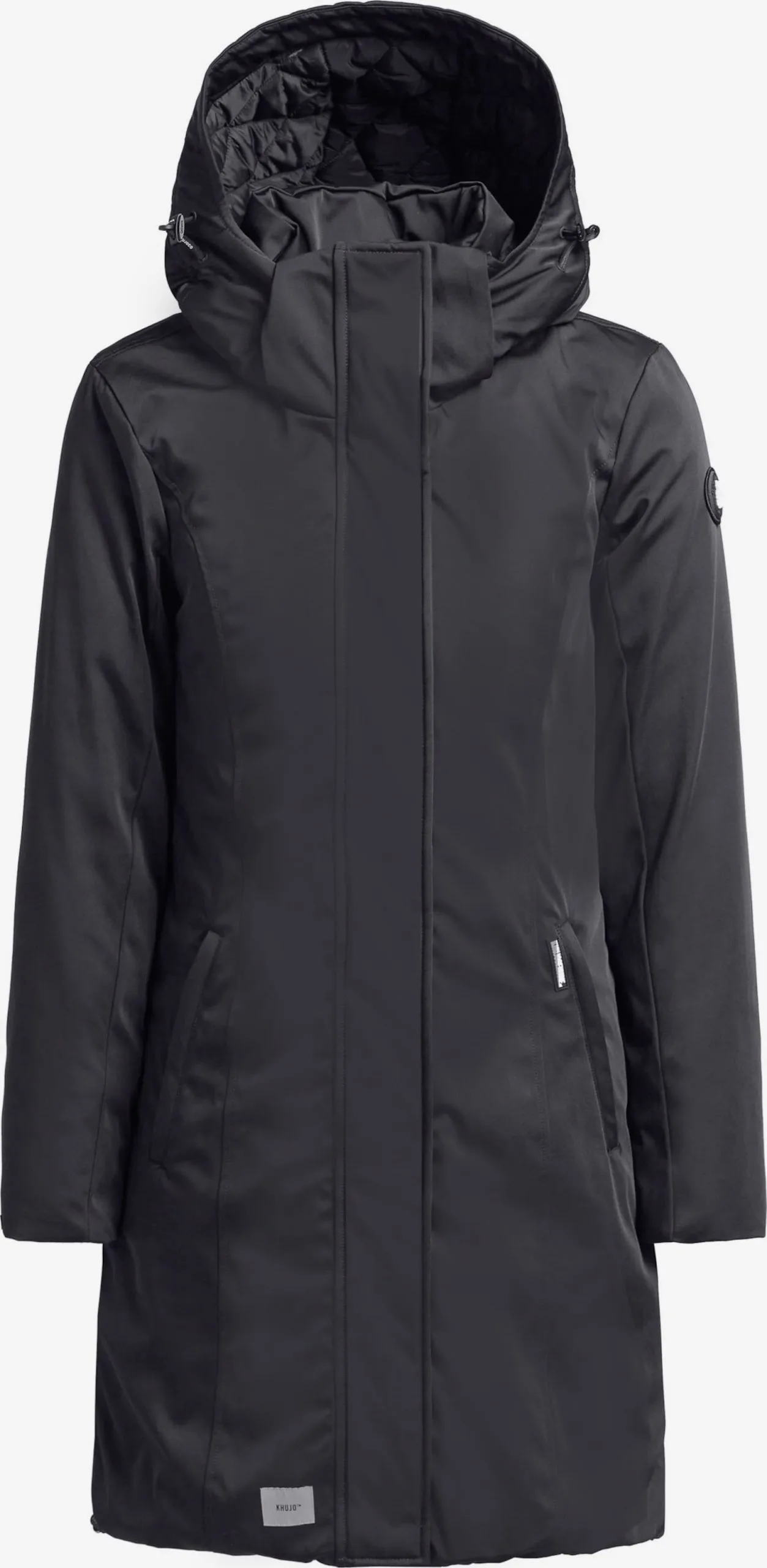 Khujo Wintermantels Wintermantel Blossom Dames Zwart 1 Khujo Wintermantels Wintermantel Blossom Dames Zwart