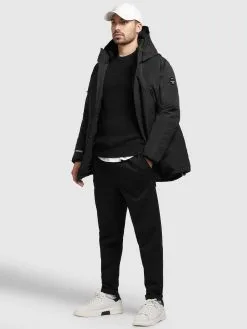 Khujo Winterjassen Winterjas Bates Heren Zwart -Aanbiedingen Khujo Winkel d52242d3c24fb08ded98818b57c939de