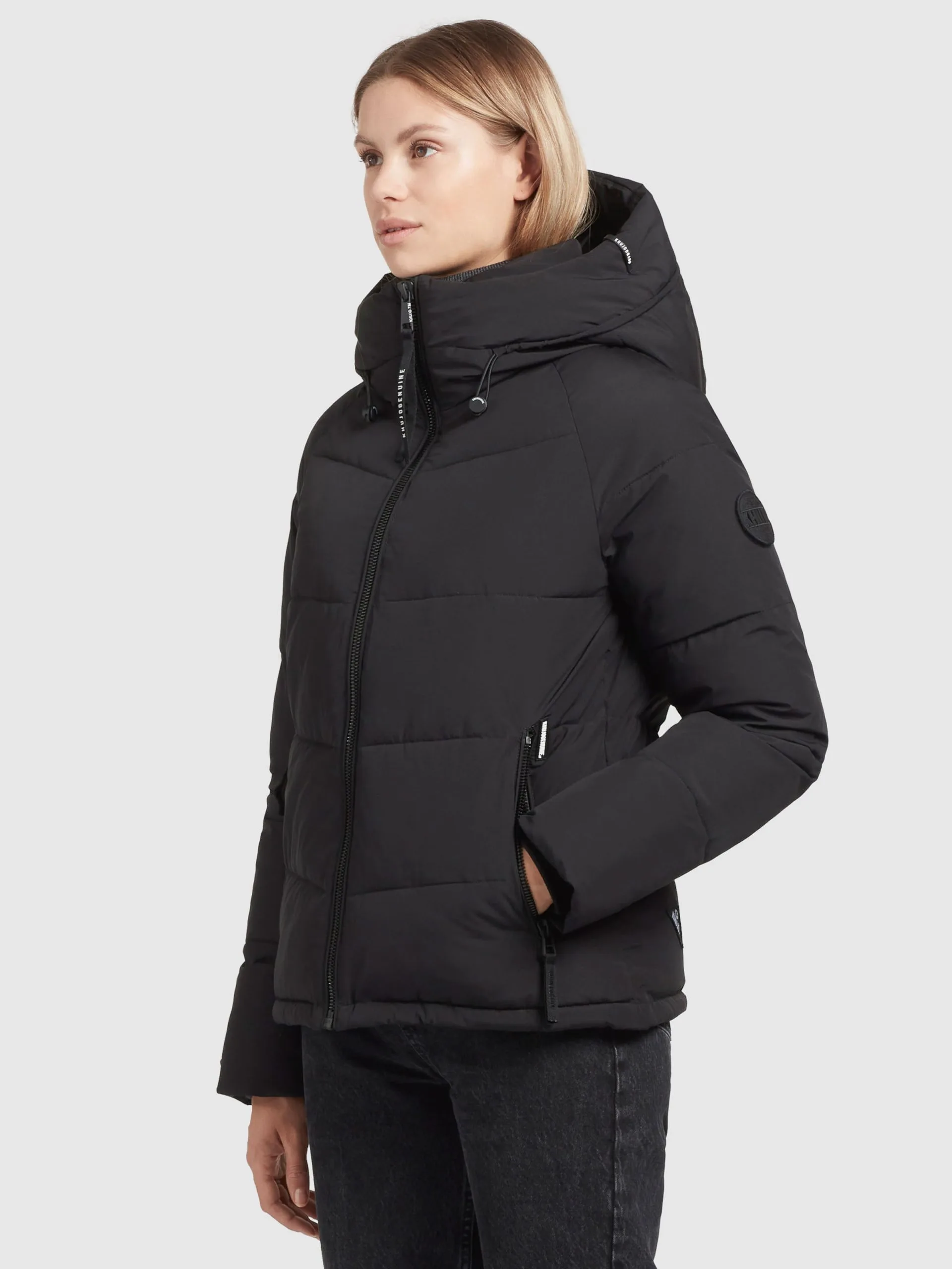 Khujo Winterjassen Winterjas Isidora Dames Zwart 5 Khujo Winterjassen Winterjas Isidora Dames Zwart - Afbeelding 5