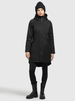 Khujo Parkas Tussenparka Dames Zwart -Aanbiedingen Khujo Winkel d9a875b8ef3b77968d210ab6f16c1c44