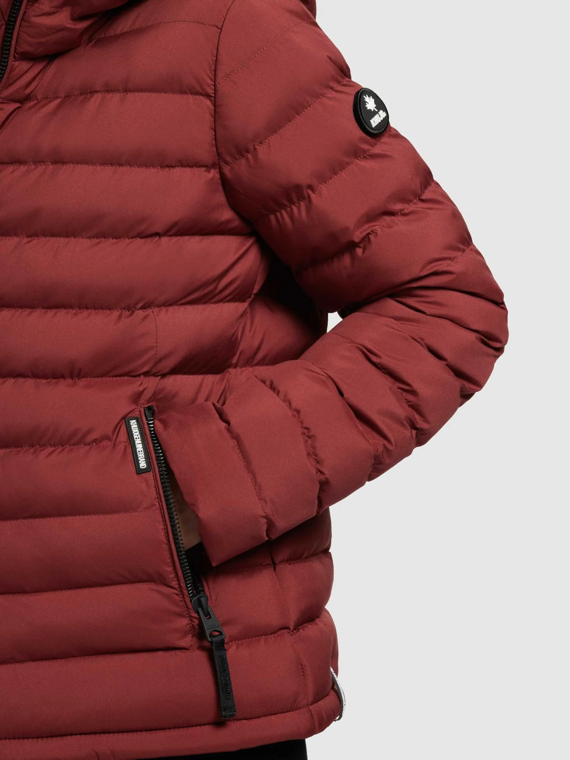 Khujo Tussenjassen Tussenjas Lovina Dames Donkerrood 8 Khujo Tussenjassen Tussenjas Lovina Dames Donkerrood - Afbeelding 8