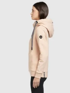 Khujo Hoodies Sweatshirt Rhabea Dames Abrikoos -Aanbiedingen Khujo Winkel da96e7e0005fd9330a777fbc7ab56b2f