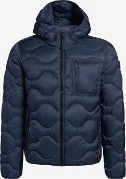 Khujo Tussenjassen Tussenjas Remo Heren Donkerblauw