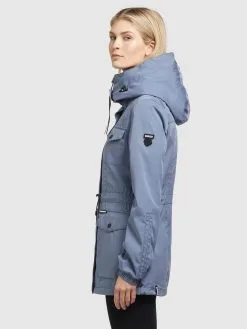 Khujo Parkas Tussenparka ELST Dames Blauw -Aanbiedingen Khujo Winkel e0929637cd576a68cc3a81321bb233ce
