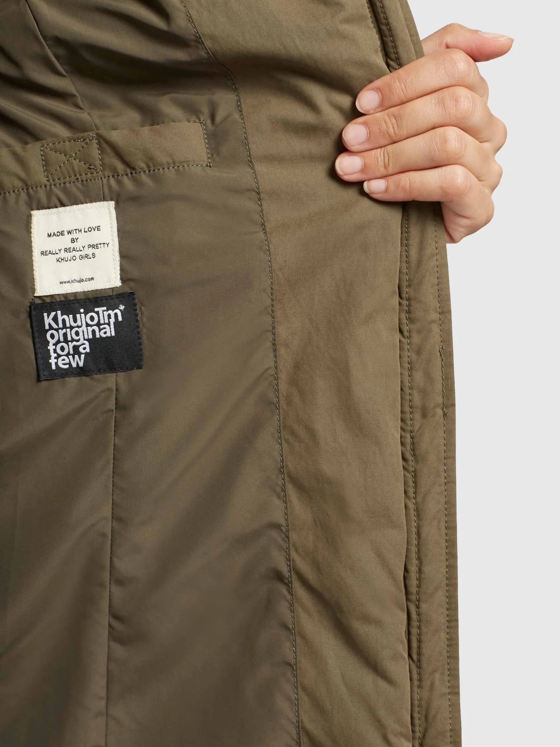 Khujo Winterjassen Winterjas Aibay Dames Kaki 8 Khujo Winterjassen Winterjas Aibay Dames Kaki - Afbeelding 8