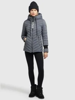 Khujo Winterjassen Winterjas Patt Dames Grijs -Aanbiedingen Khujo Winkel e2d354d4a64808c2b9996acae43f55fb