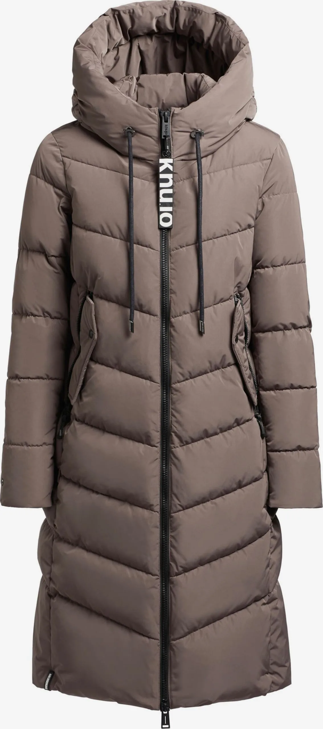 Khujo Wintermantels Wintermantel Klayd Dames Sepia 1 Khujo Wintermantels Wintermantel Klayd Dames Sepia