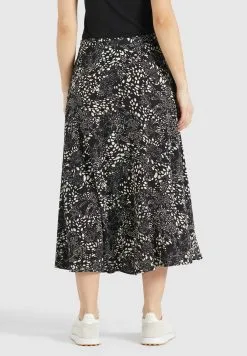 Khujo Maxi Rokken Rok Hepke Dames Zwart -Aanbiedingen Khujo Winkel e4fe27327036b7cf4abca7dbf9e60c7c