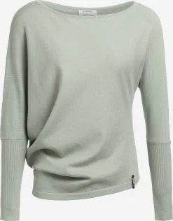 Khujo Fijngebreide Truien Trui Shea Dames Mintgroen