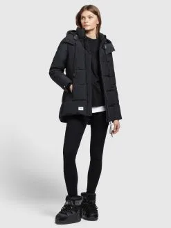 Khujo Winterjassen Winterjas Eunice Dames Zwart -Aanbiedingen Khujo Winkel e75719ef78888026403a8b5f8110b450