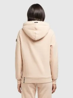 Khujo Hoodies Sweatshirt Karima Dames Abrikoos -Aanbiedingen Khujo Winkel e86bd3b1085653fd08b9ec2d6de71c63