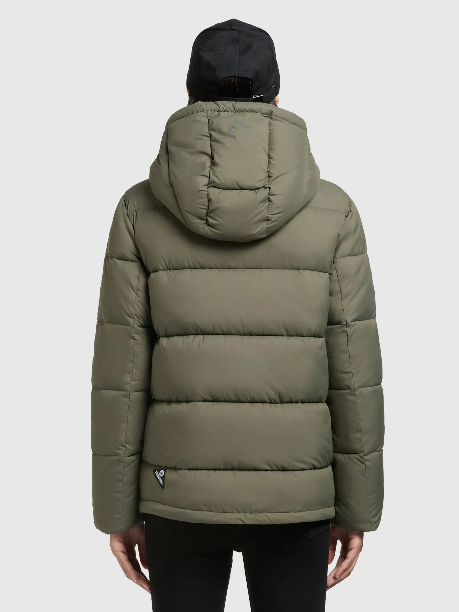 Khujo Winterjassen Winterjas Evona Dames Kaki 4 Khujo Winterjassen Winterjas Evona Dames Kaki - Afbeelding 4