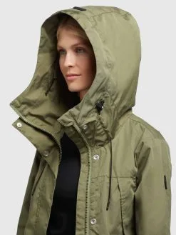Khujo Parkas Tussenparka Aira Dames Olijfgroen -Aanbiedingen Khujo Winkel e9a5a662014722669acb6ce00299b97b