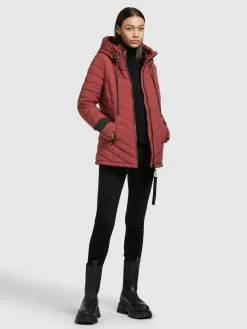 Khujo Winterjassen Winterjas Patt Dames Roestrood -Aanbiedingen Khujo Winkel ea64336709ff89d6d4654b61c8154815