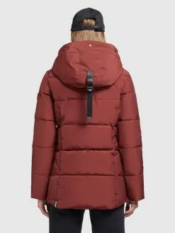 Khujo Winterjassen Winterjas Eunice Dames Roestrood -Aanbiedingen Khujo Winkel ea6d8f9a9c1602b1d61c6be51a15756f