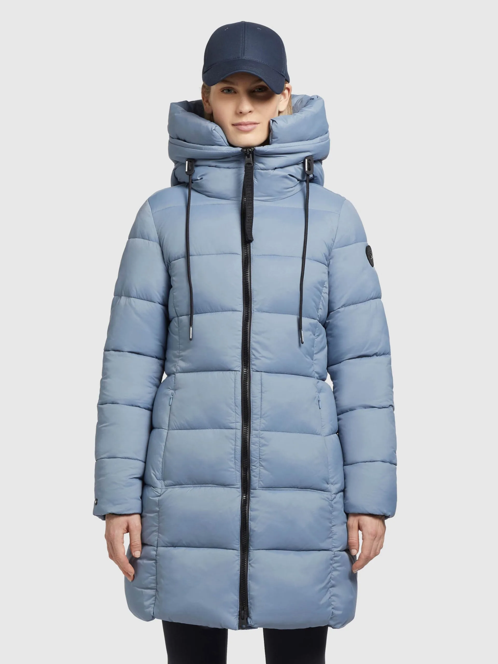 Khujo Wintermantels Wintermantel Tuula Dames Smoky Blue 2 Khujo Wintermantels Wintermantel Tuula Dames Smoky Blue - Afbeelding 2