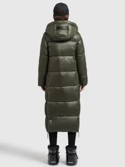 Khujo Wintermantels Wintermantel Melona Dames Kaki -Aanbiedingen Khujo Winkel eb9cf442e584a60d3818331753ef604b