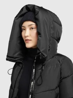 Khujo Winterjassen Winterjas Esila Dames Zwart -Aanbiedingen Khujo Winkel eeebb71196d7da87af8b94f00bcf4c9b