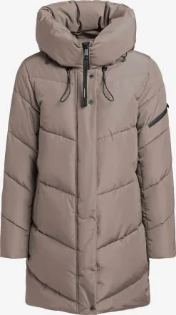 Khujo Winterjassen Winterjas Jordis 4 Dames Taupe