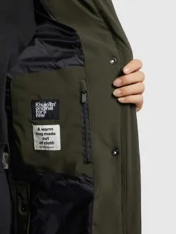 Khujo Tussenmantels Tussenmantel Namita Dames Donkergroen -Aanbiedingen Khujo Winkel f12c6eee1bb857a90f14404db6abe248