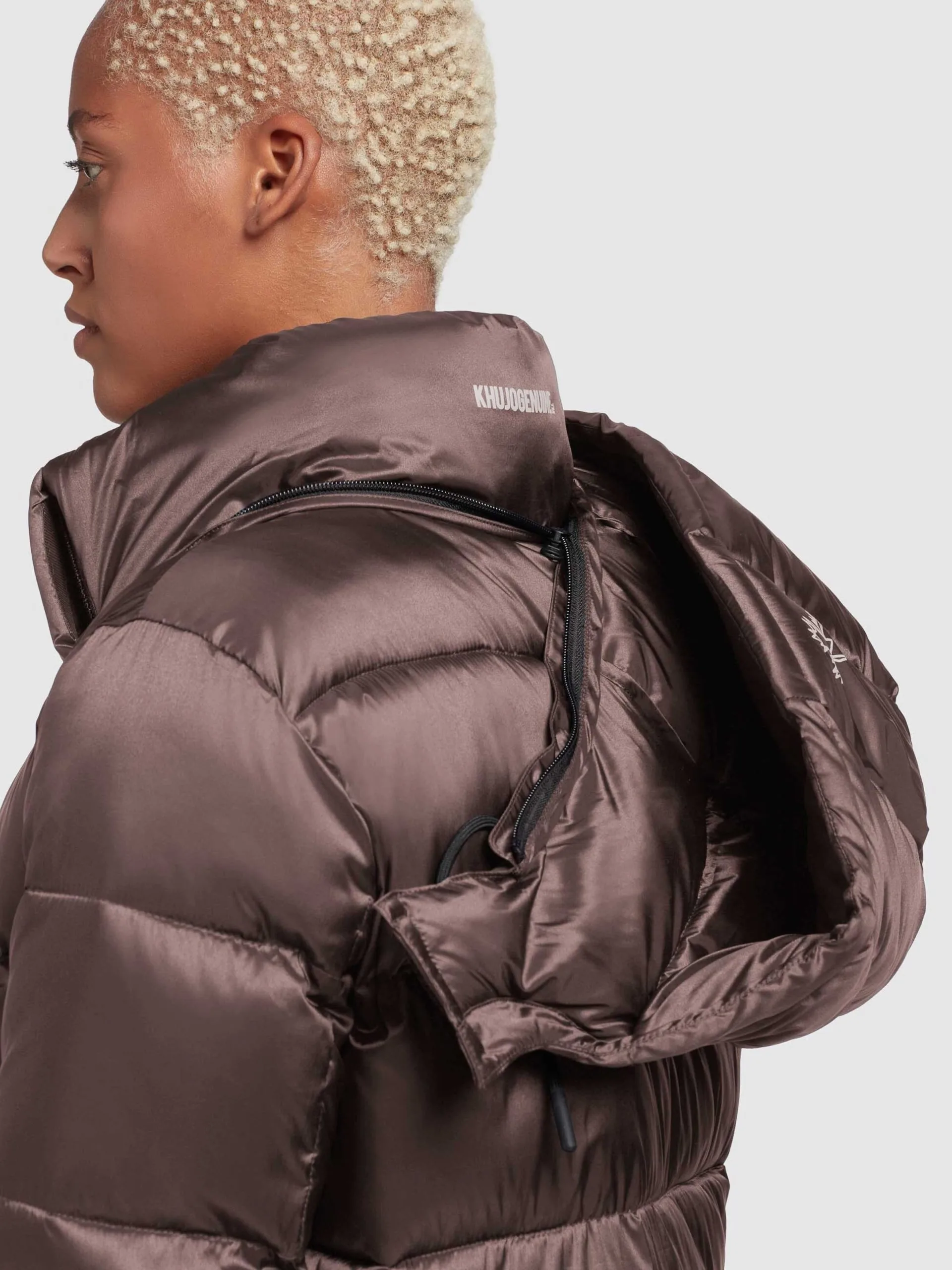 Khujo Winterjassen Winterjas Evona Dames Taupe 8 Khujo Winterjassen Winterjas Evona Dames Taupe - Afbeelding 8