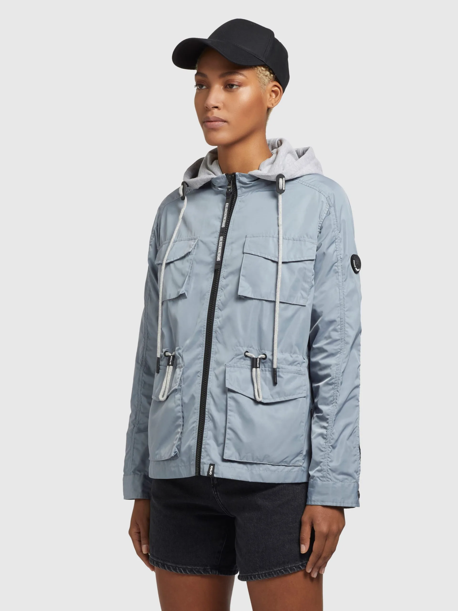 Khujo Tussenjassen Tussenjas FLAMES Dames Lichtblauw 2 Khujo Tussenjassen Tussenjas FLAMES Dames Lichtblauw - Afbeelding 2